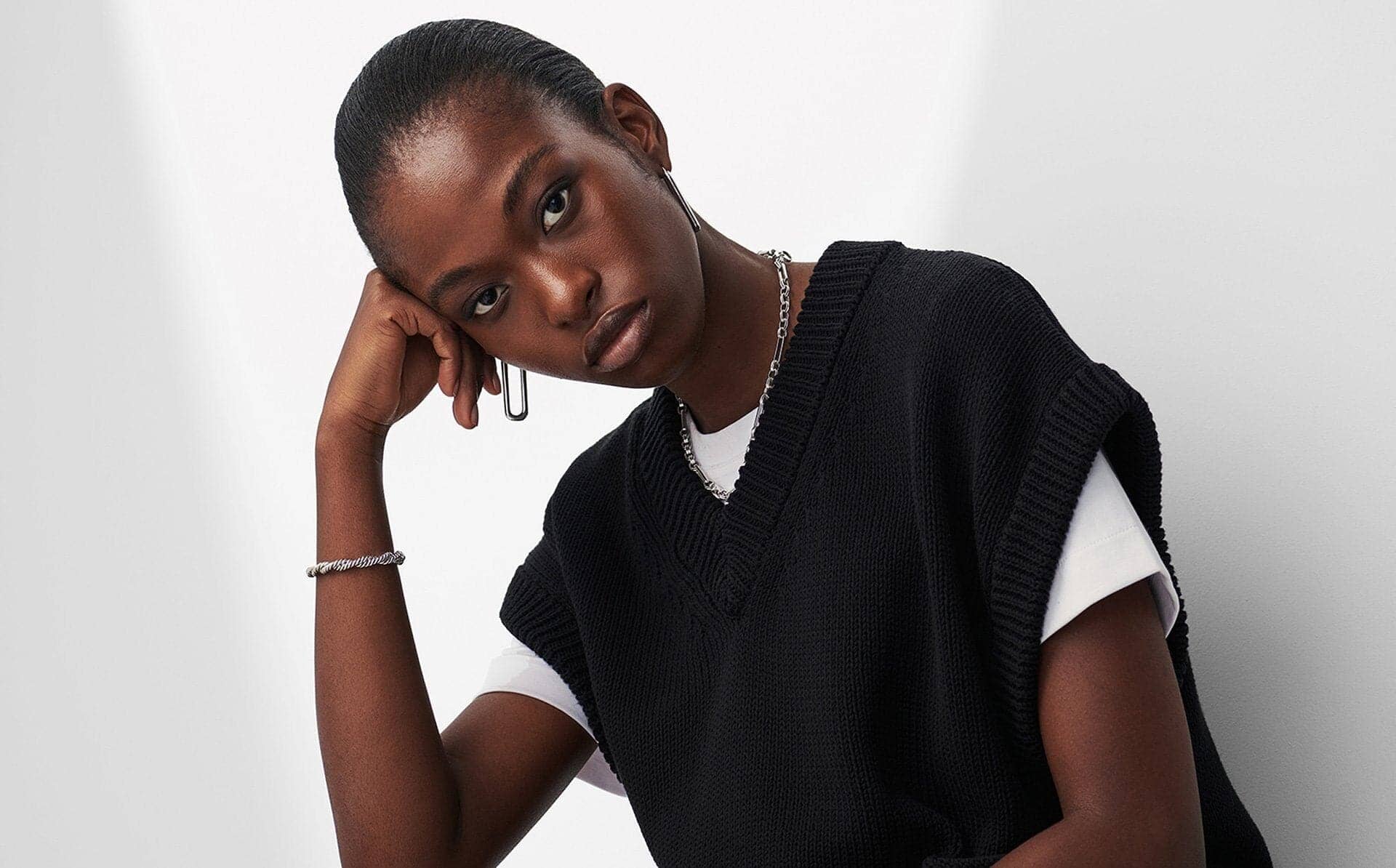 Axiom Chain Necklace | Silver Plated - Image 3