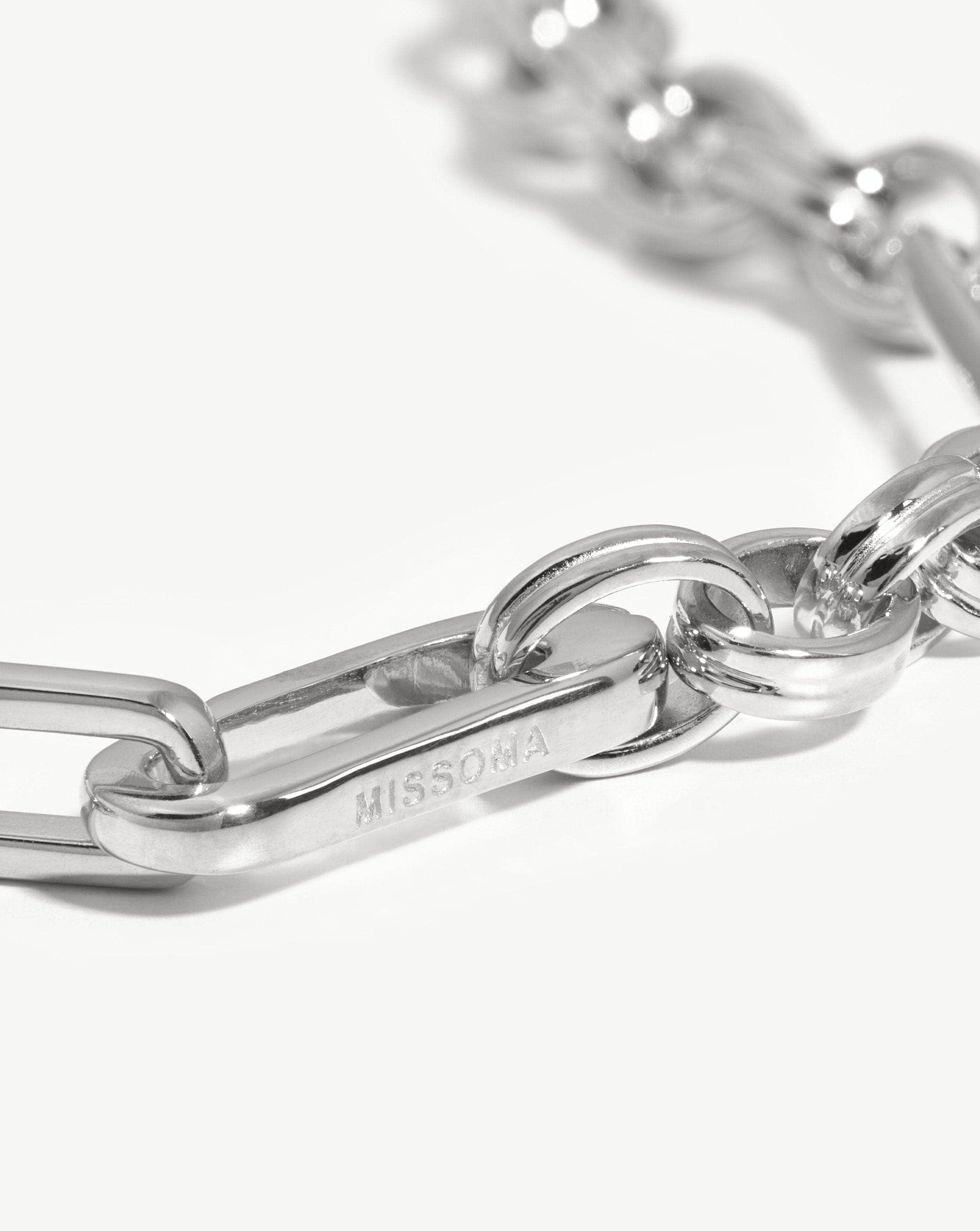 Axiom Chain Necklace | Silver Plated - Image 5
