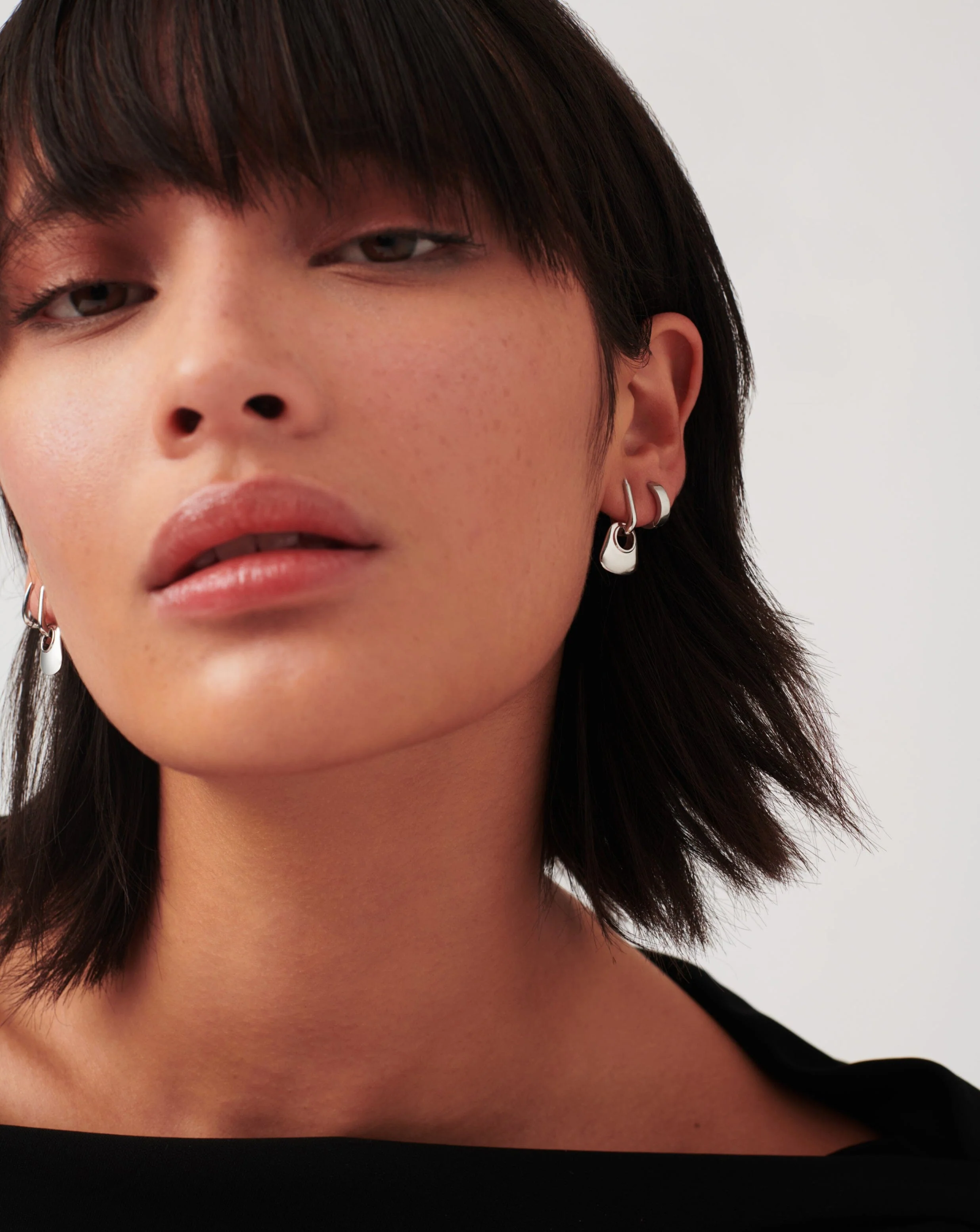 Chubby Tunnel Huggies | Sterling Silver - Image 6