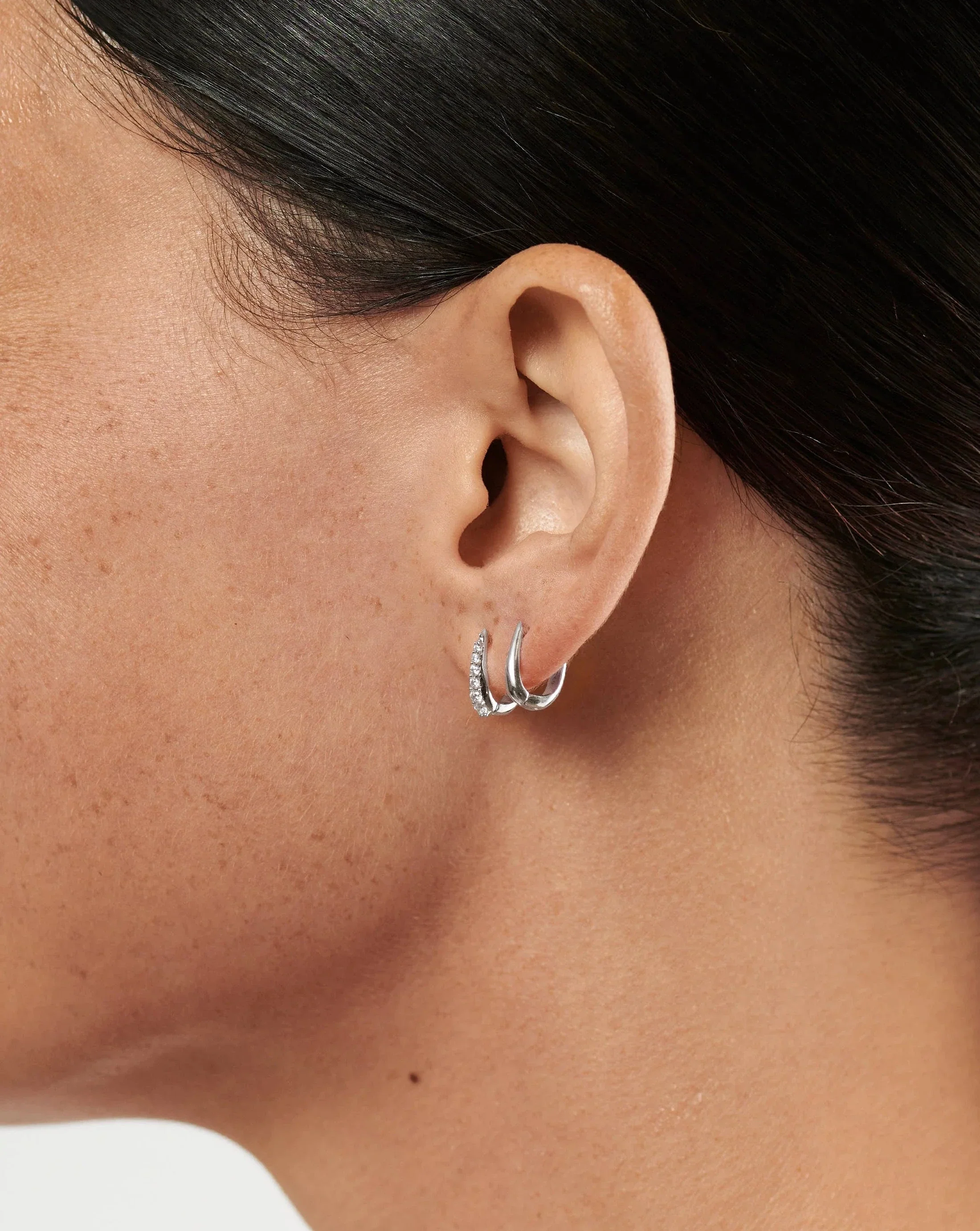 Claw Huggies | Sterling Silver - Image 3