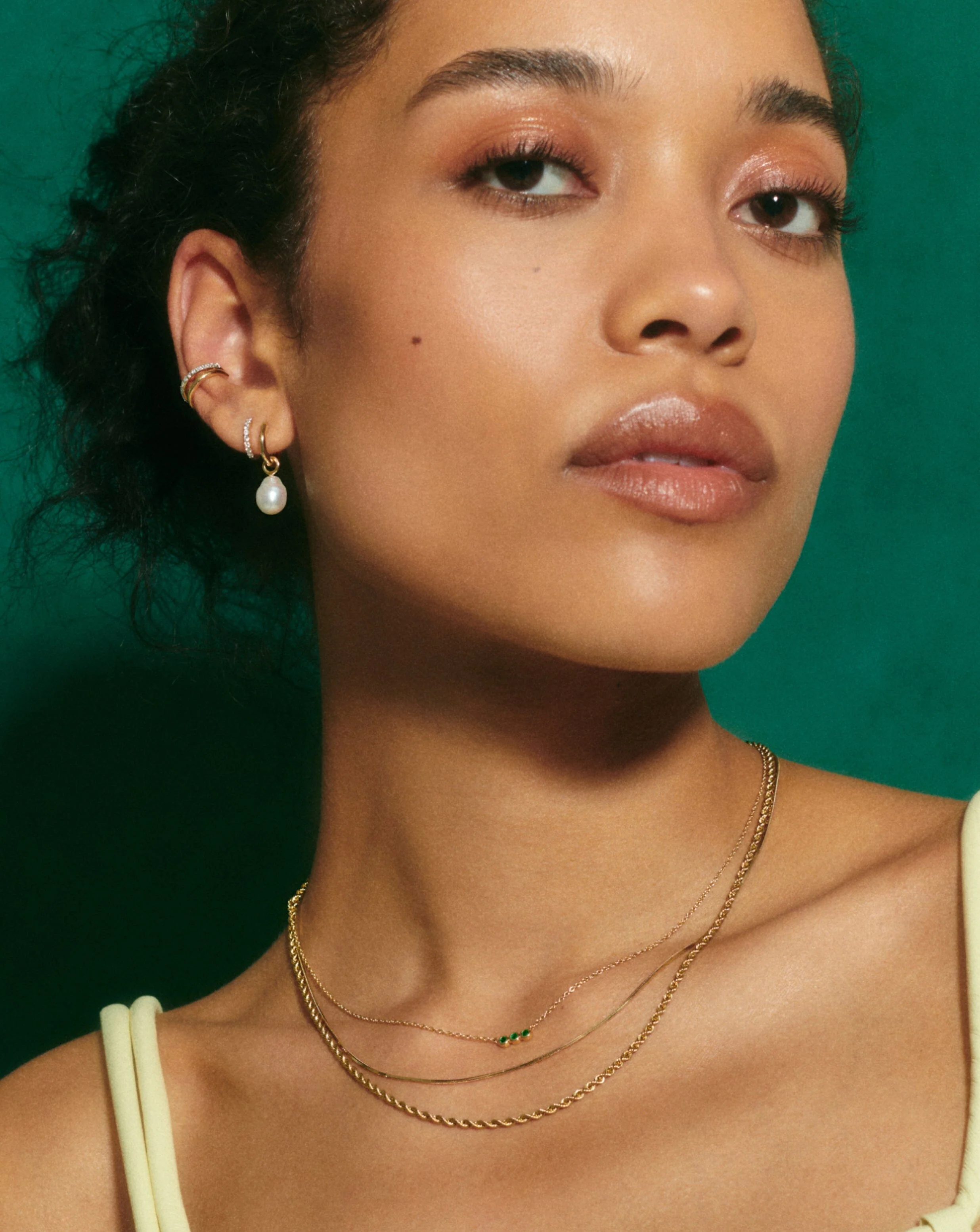 Solid Gold Classic Rope Chain Necklace - Image 3