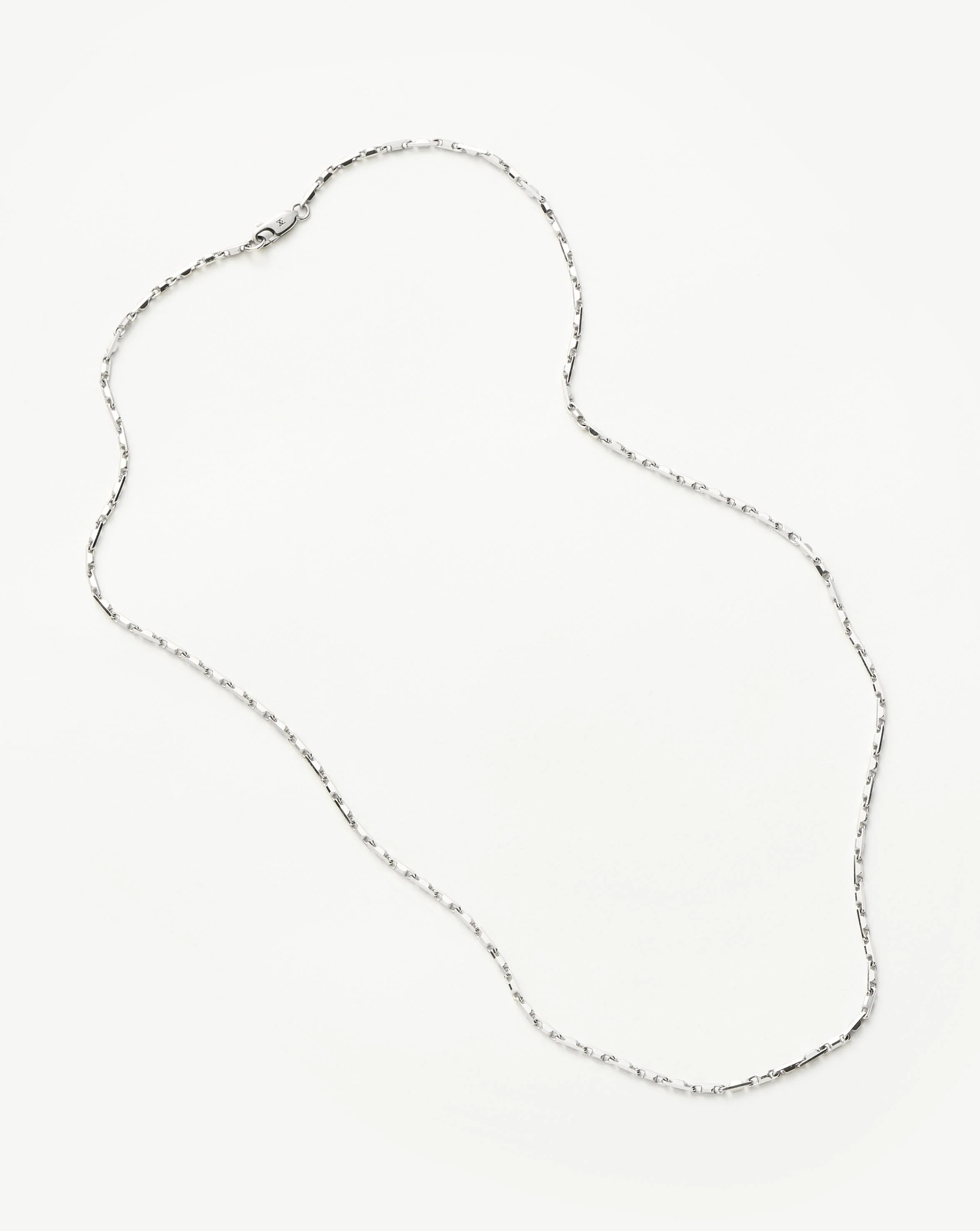 Mens Interlocking Link Chain Necklace | Sterling Silver - Image 5