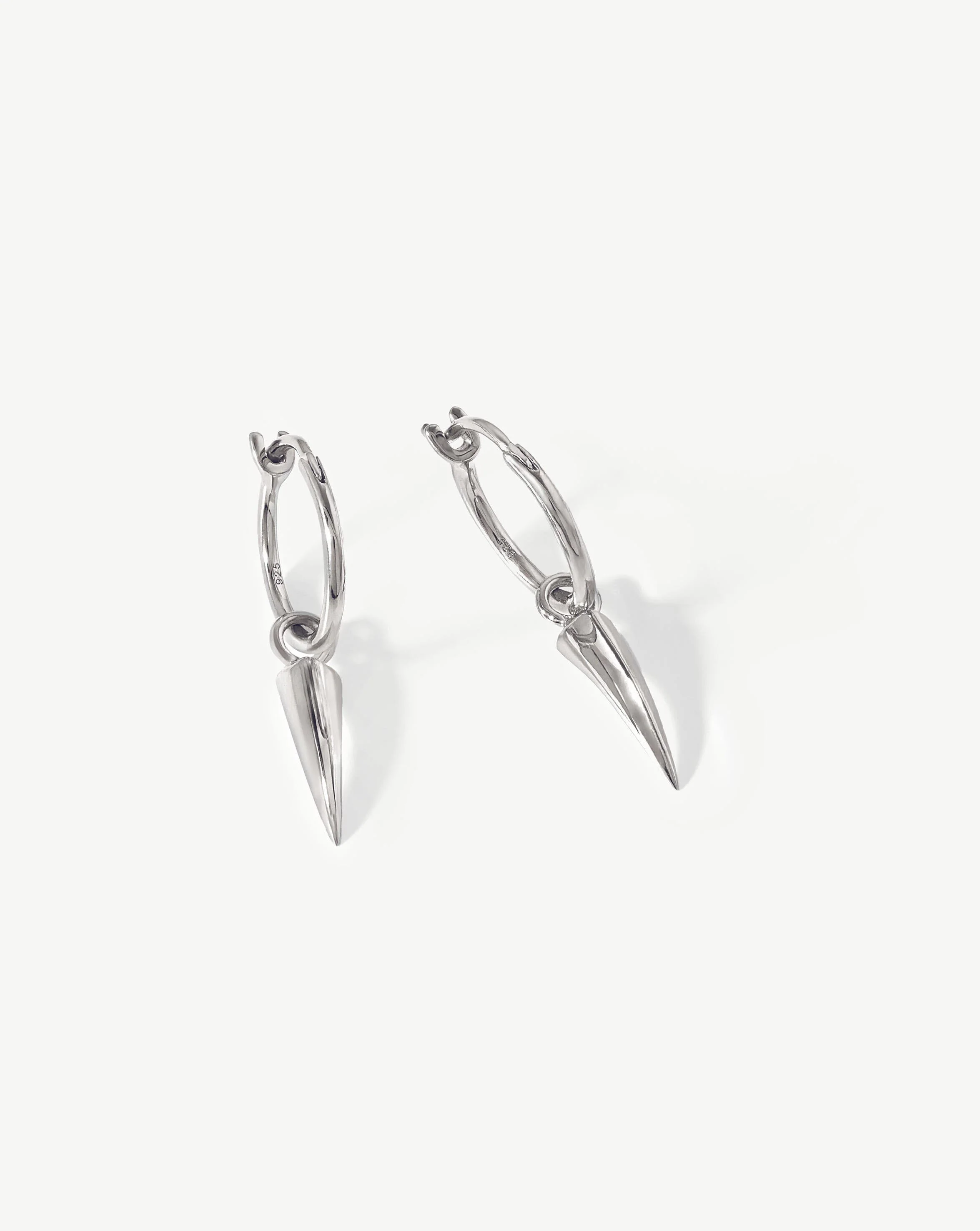 Mini Claw Charm Hoop Earrings - Image 4